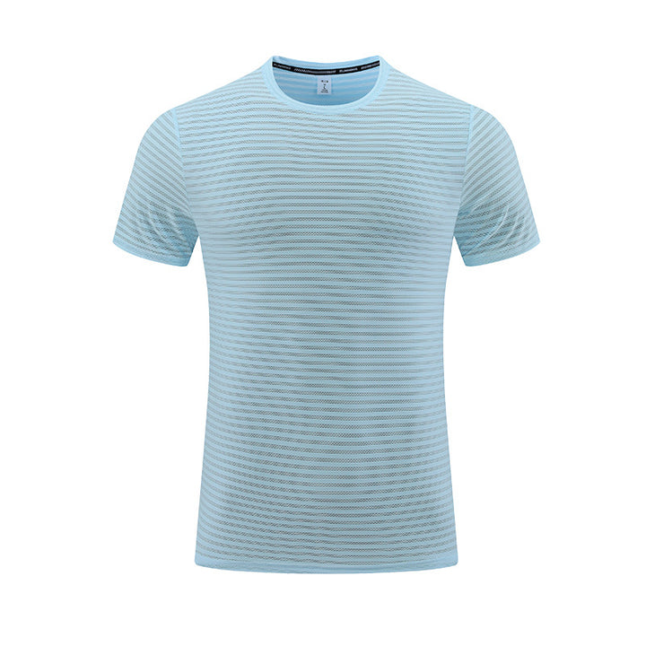 Herrer Sportsligt Funktions T-shirt med svedtransporterende teknologi og struktureret design Stilla