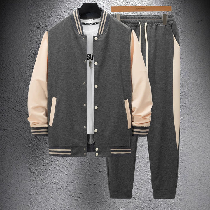 Herre sporty fritidsdragt med stribede detaljer Stilla