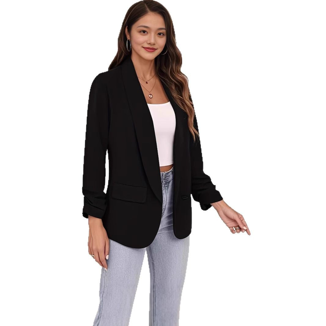 Damer Elegant Blazer med afslappet snit og praktiske lommer Stilla