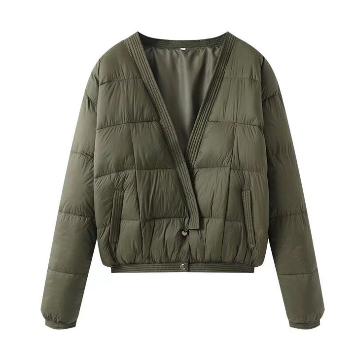 Femme Puffer-jakke med justerbar kant Stilla