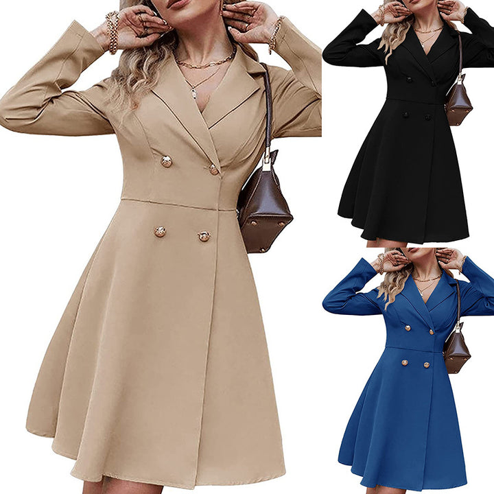Damekjole i elegant blazer-stil med dobbelt knaplukning Stilla