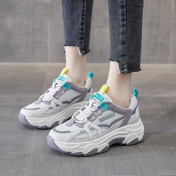 Dame Sporty Sneakers med professionel dæmpningsteknologi og åndbart mesh-oberflade Stilla