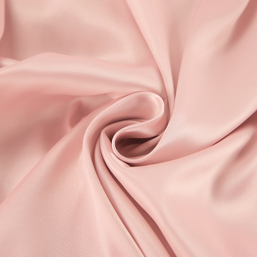 Dame Satin top i elegant oversized snit med knapdetaljer Stilla