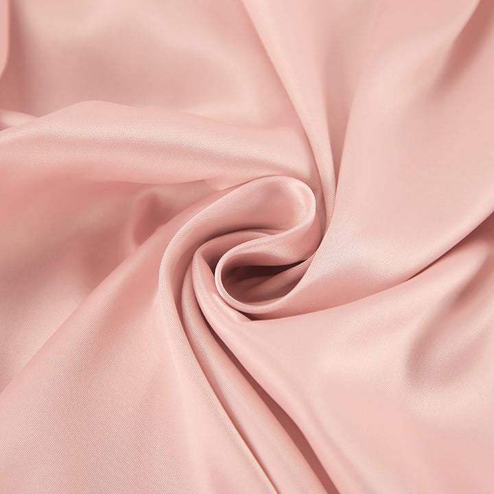 Dame Satin top i elegant oversized snit med knapdetaljer Stilla