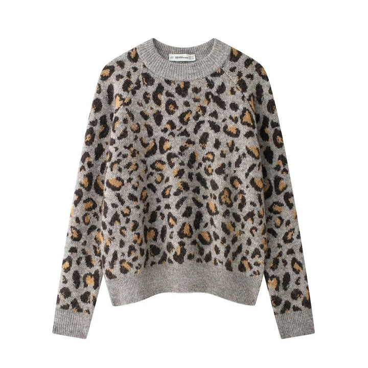 Femme Cozy Animal Print Pullover Stilla