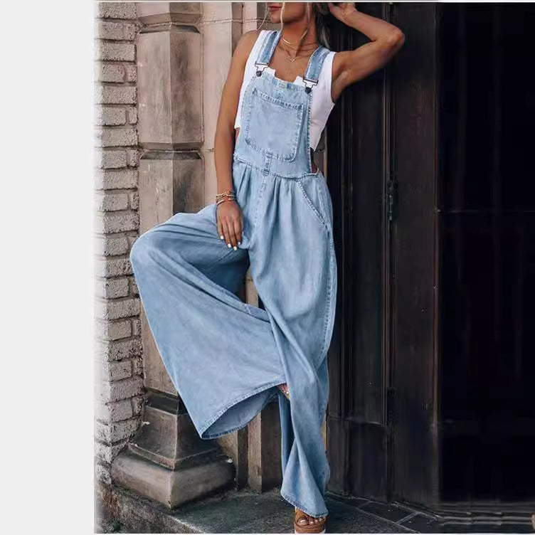 Femme Vidde-Ben Denim Overalls Stilla