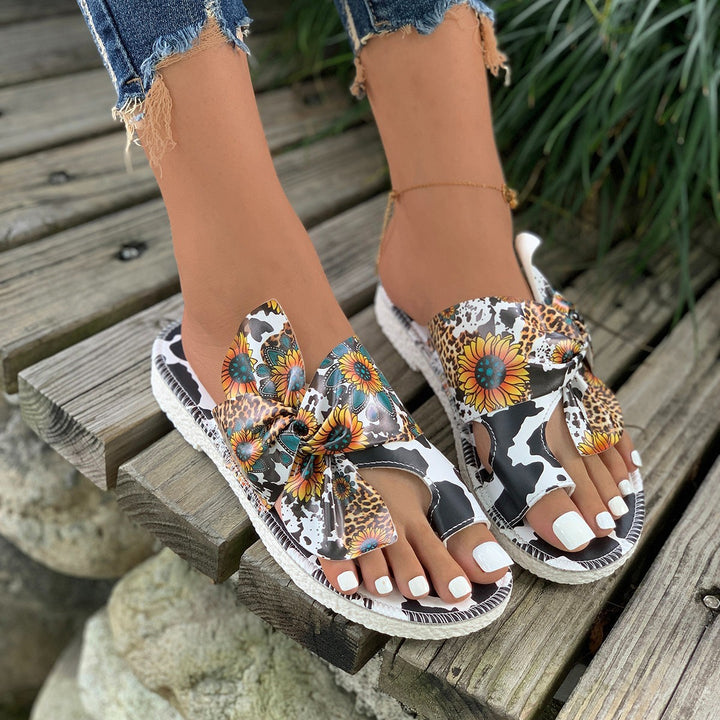 Dame Clogs med raffineret blomsterdesign og komfortabelt fodseng Stilla