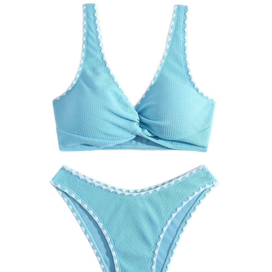 Dame bikini-sæt med komfortabel pasform og fine spidsdetaljer Stilla