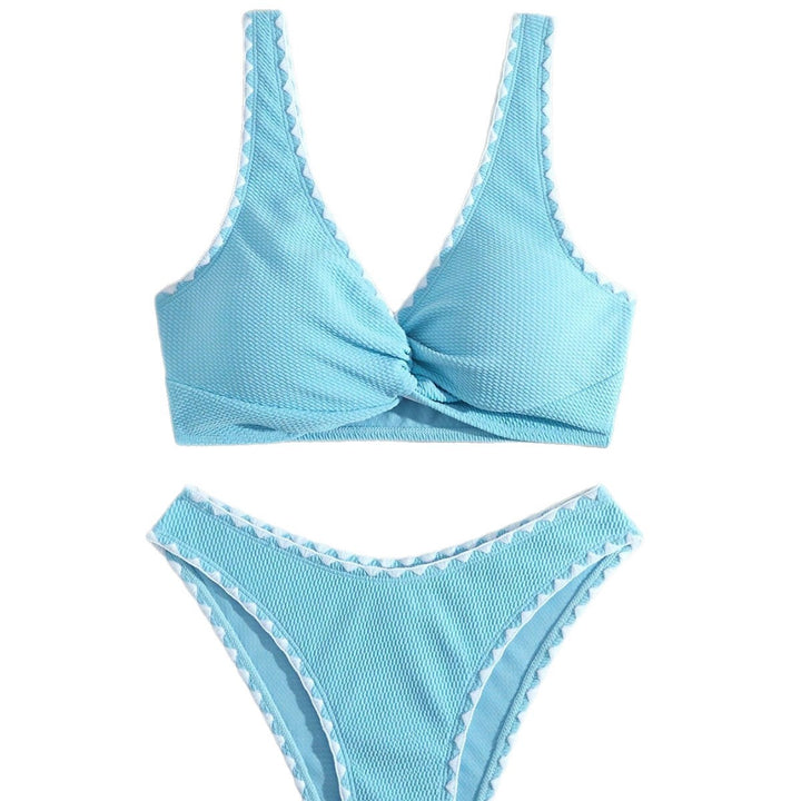 Dame bikini-sæt med komfortabel pasform og fine spidsdetaljer Stilla