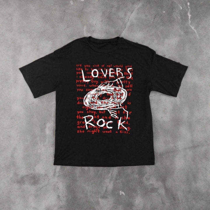 Dame Grafik T-shirt med kreativ tekst og afslappet pasform Skovae