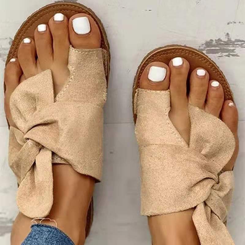 Dame Komfortable Sandaler med elegant knude-design og polstret sål Stilla