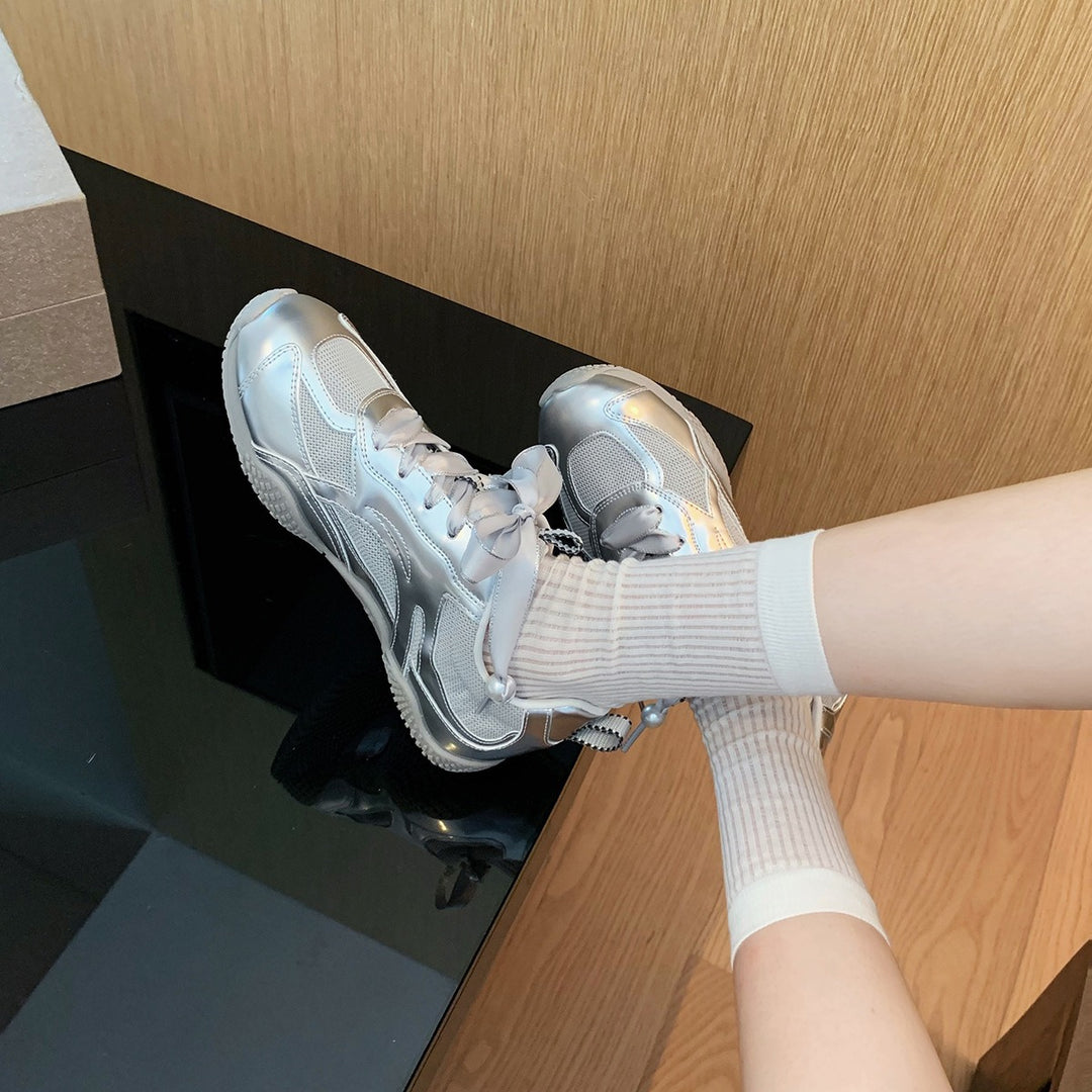 Dame Modebevidste Sport Sneakers Stilla
