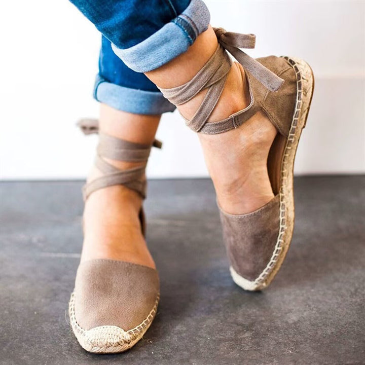 Dame Elegante og afslappede Espadrilles med bindbare remme Stilla