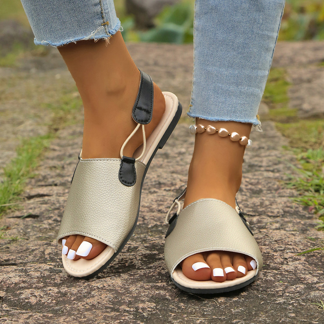 Dame åbne Sling-sandaler med fleksibel sål og moderigtigt design Stilla