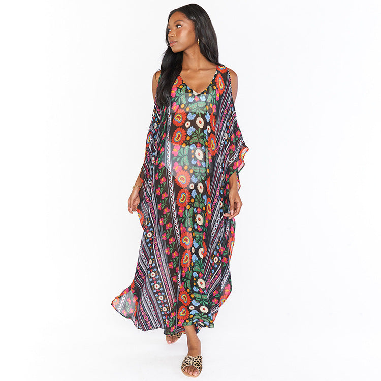 Dame sommerkjole i boho stil Stilla