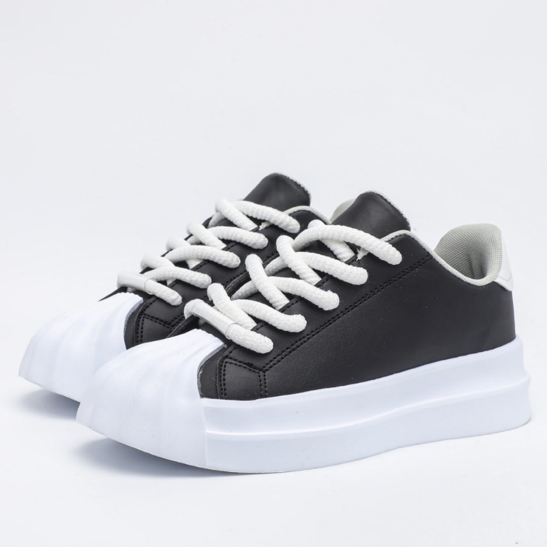Dame Sportliche Sneakers med moderigtigt design og høj sål Stilla