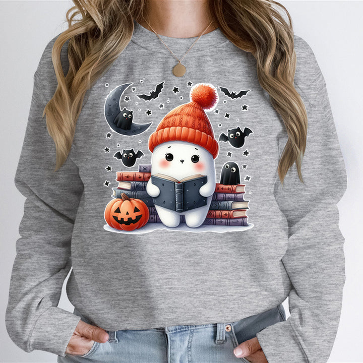 Dame sweatshirt med legende Halloween motiv og materiale af høj kvalitet Skovae