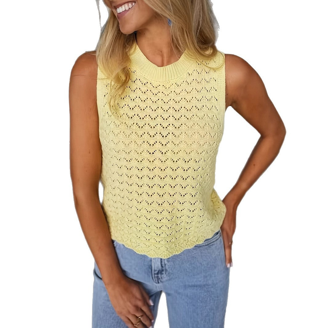 Dame Strukturstrik Tanktop Stilla