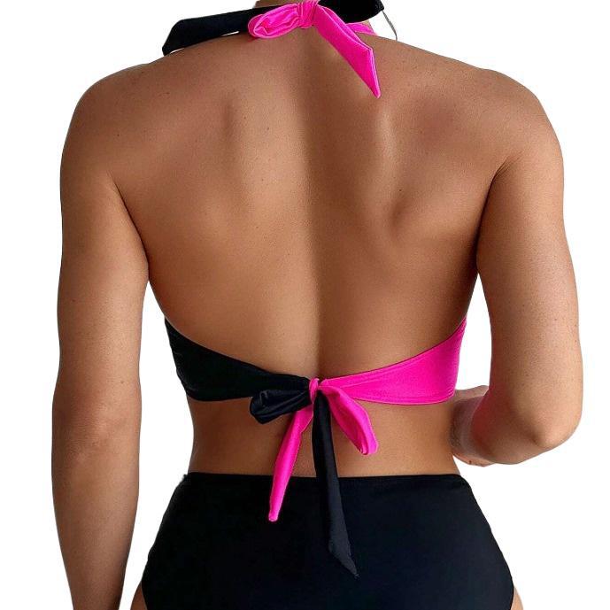 Femme Wickel Halter Bikini Sæt Stilla