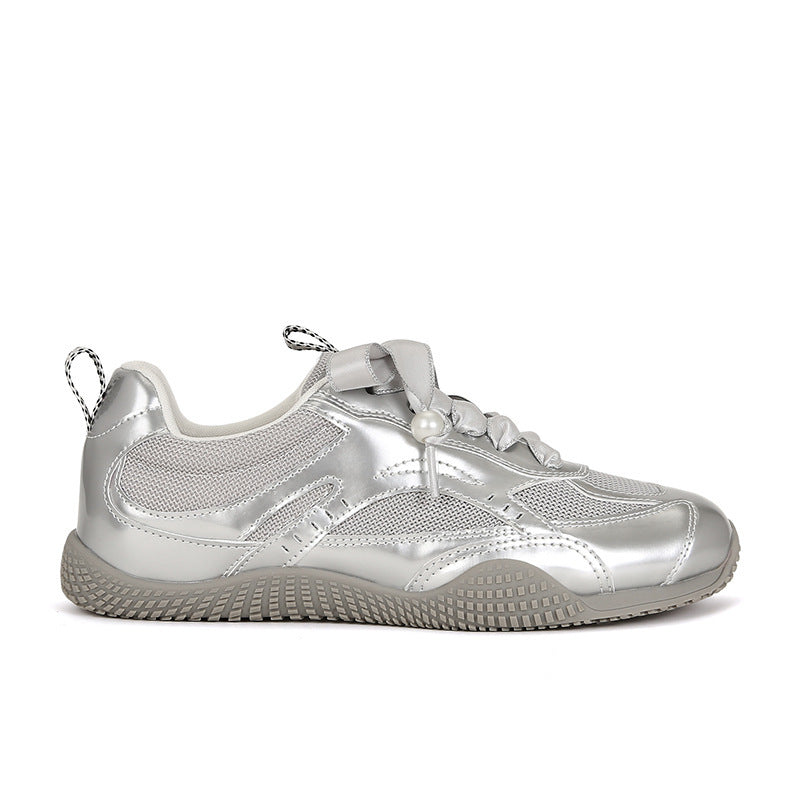 Dame Lettere Sport Sneakers med Sikker Snørebåndslukning Stilla