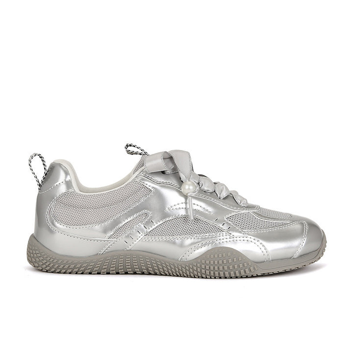 Dame Lettere Sport Sneakers med Sikker Snørebåndslukning Stilla