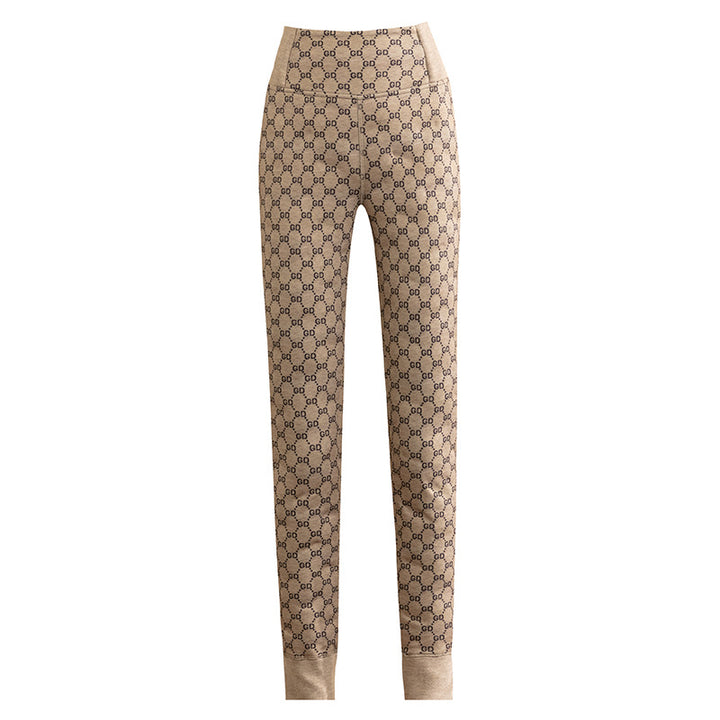 Dame Elegante afslappede leggings med grafisk mønster Stilla