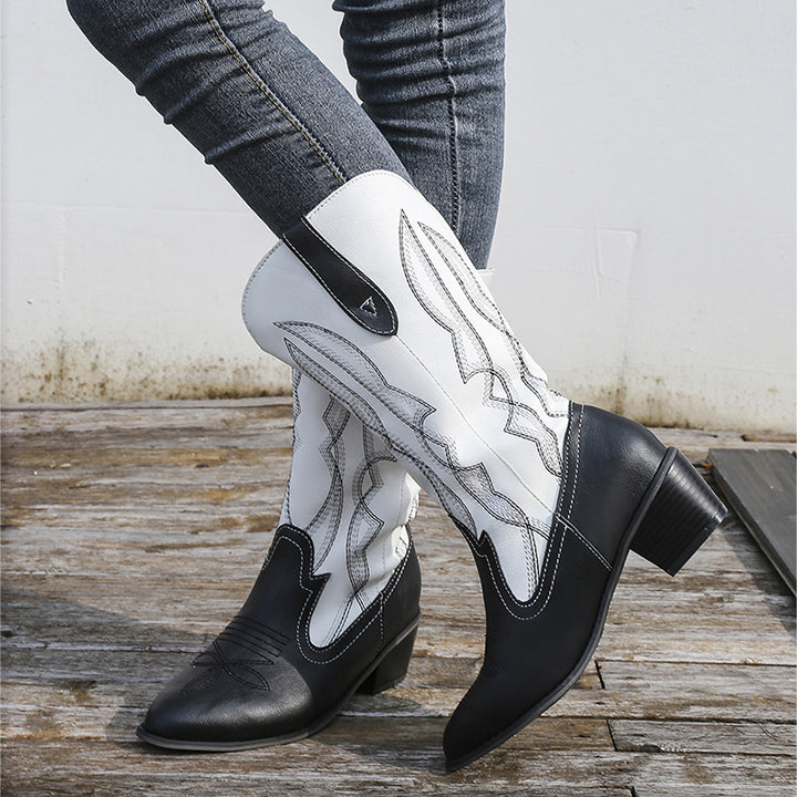 Dames cowboystøvler med elegant design og fashionable detaljer Stilla