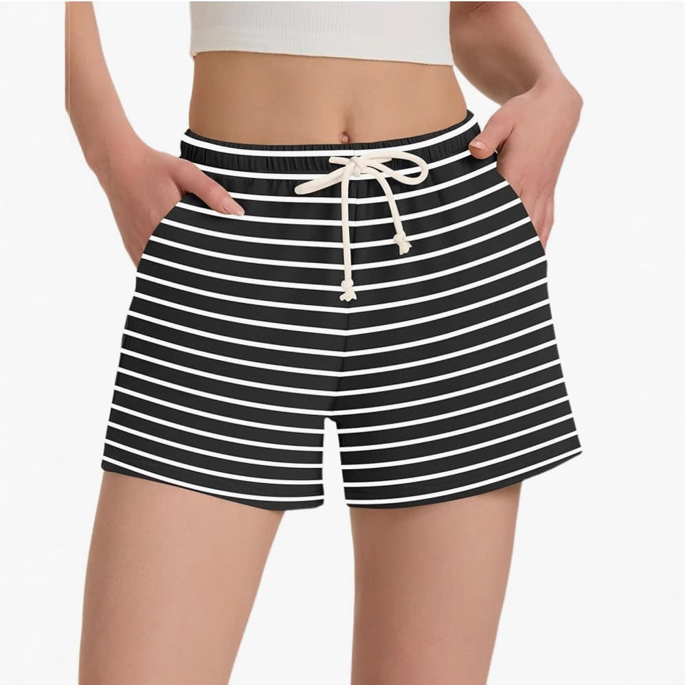 Dame stribede Comfort Fit svømshorts Stilla