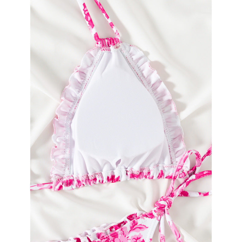 Dame Triangel-Bikini med legende ruffle-design Skovae