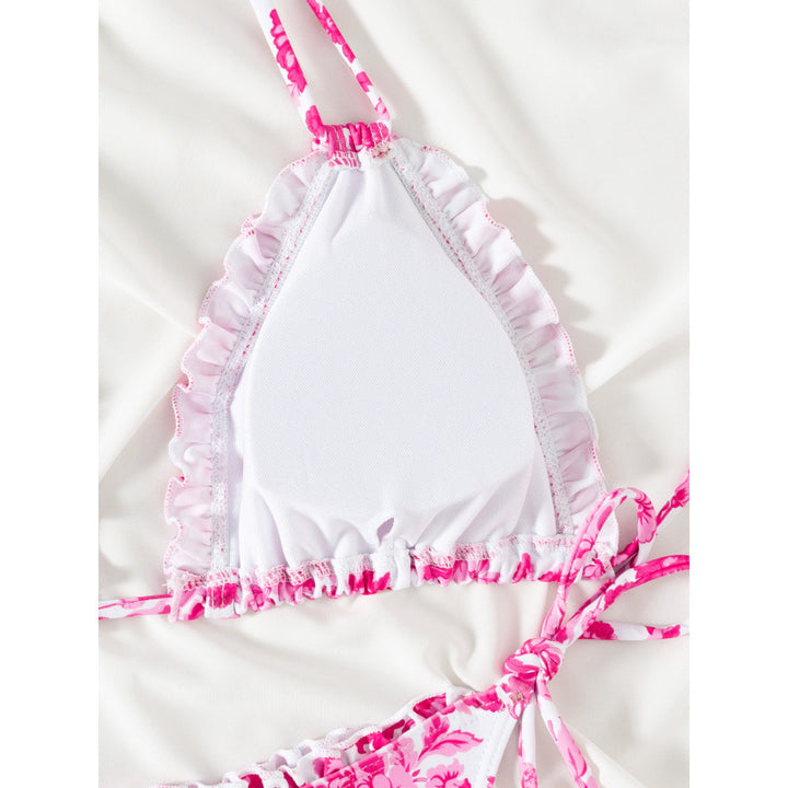 Dame Triangel-Bikini med legende ruffle-design Skovae