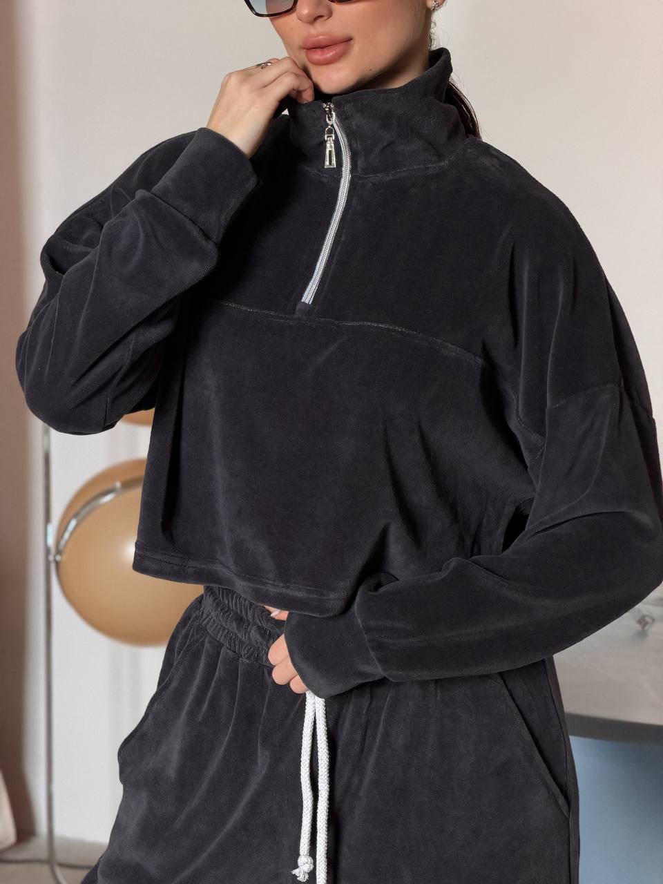 Kvinders sporty zip-top og komfortable joggers Skovae