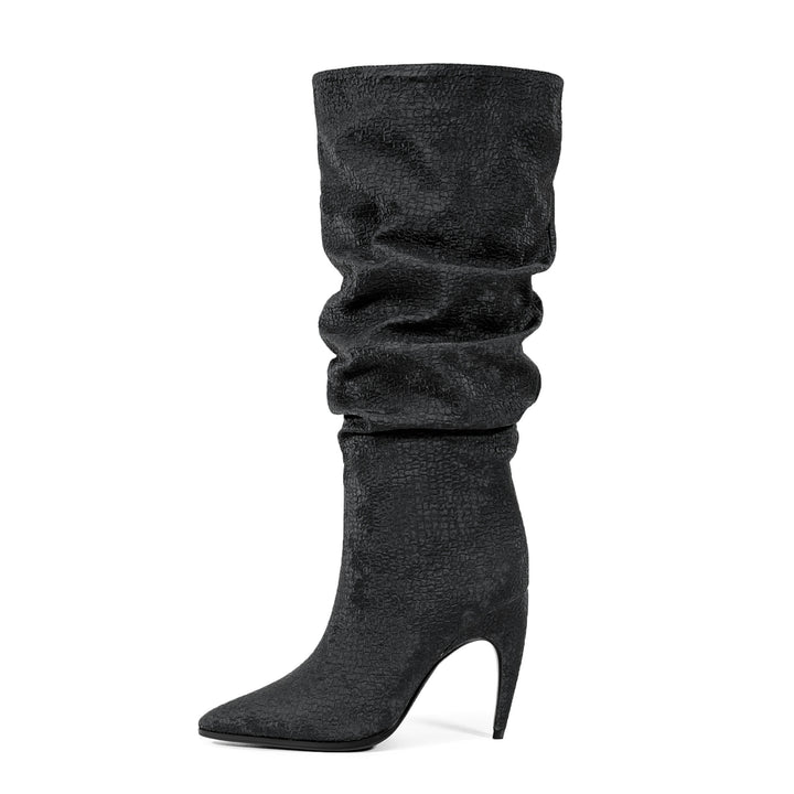 Femme Slouchy Høje Hæle Over-the-Knee Støvler Stilla