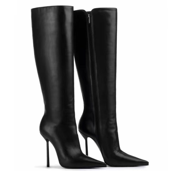 Femme Spidse Over-the-Knee Stiletto Støvler Stilla