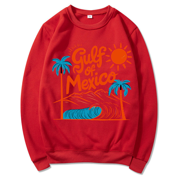 Kvinders sweatshirt med maritimt grafisk design og afslappet snit Stilla