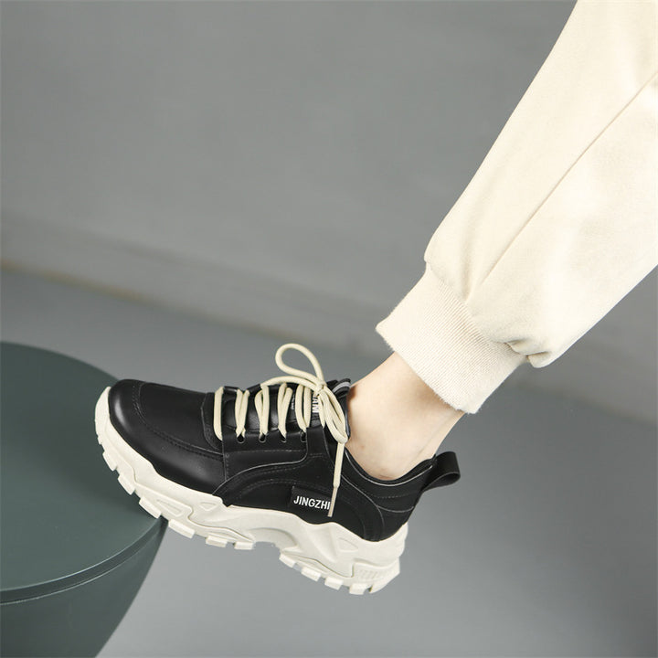 Dame Chunky Sneakers med robust overdel og skridsikker sål Stilla