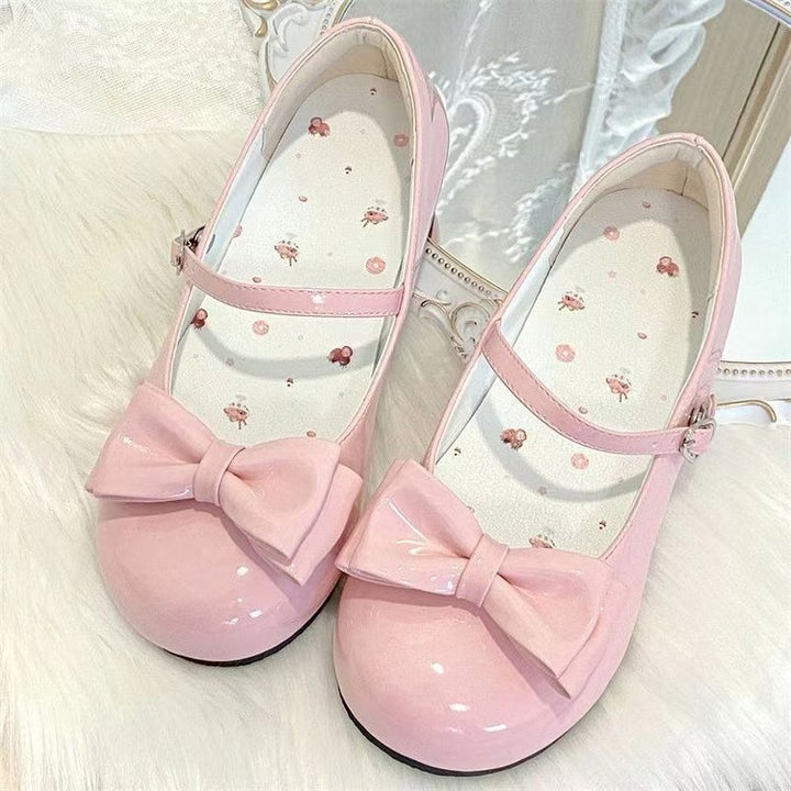 Dame elegante Mary Jane Ballerinas med modebånd-detalje og komfortabelt fodseng Stilla