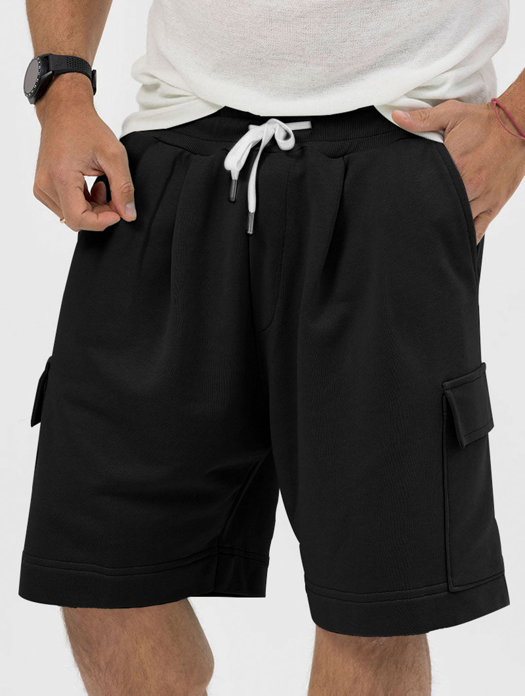 Herrer Sporty Shorts med praktiske lommer Stilla
