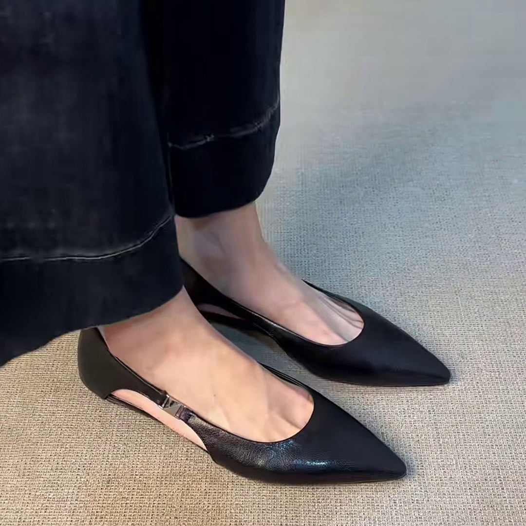 Kvinder Elegante Spids Tå Flade Slip-On Sko Stilla
