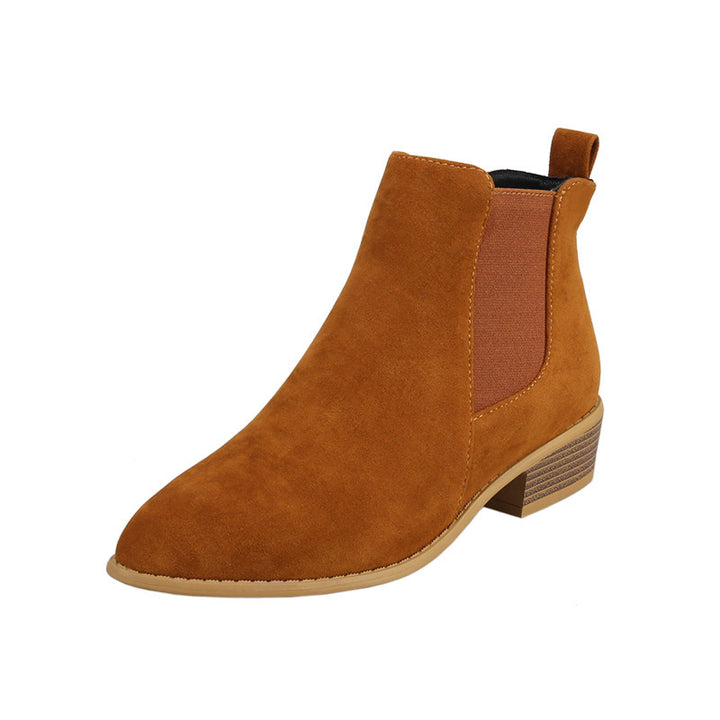 Dame Chelsea-støvler i elegant suede-design Stilla