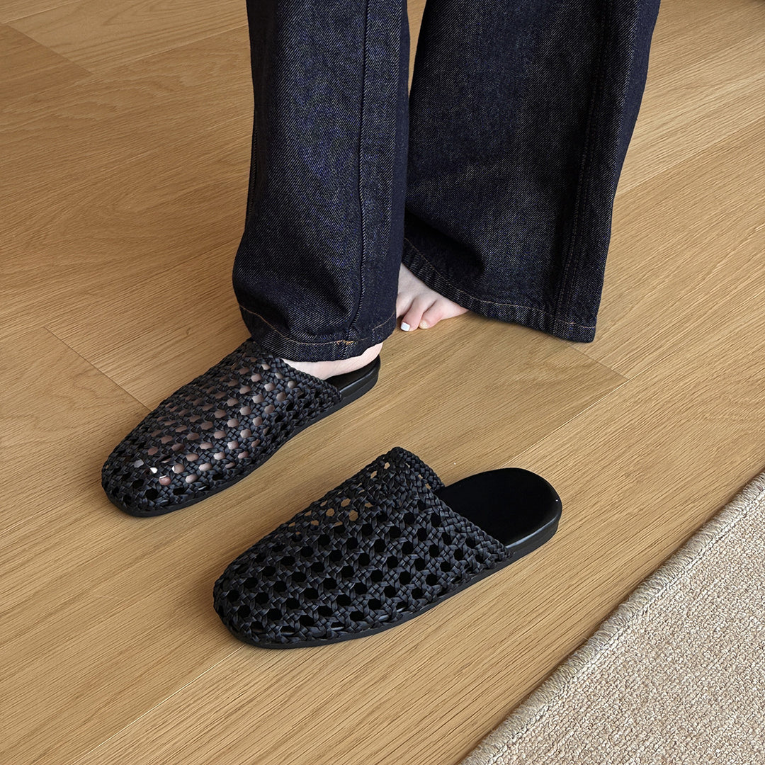 Femme Vævet Slip-On Mules Stilla