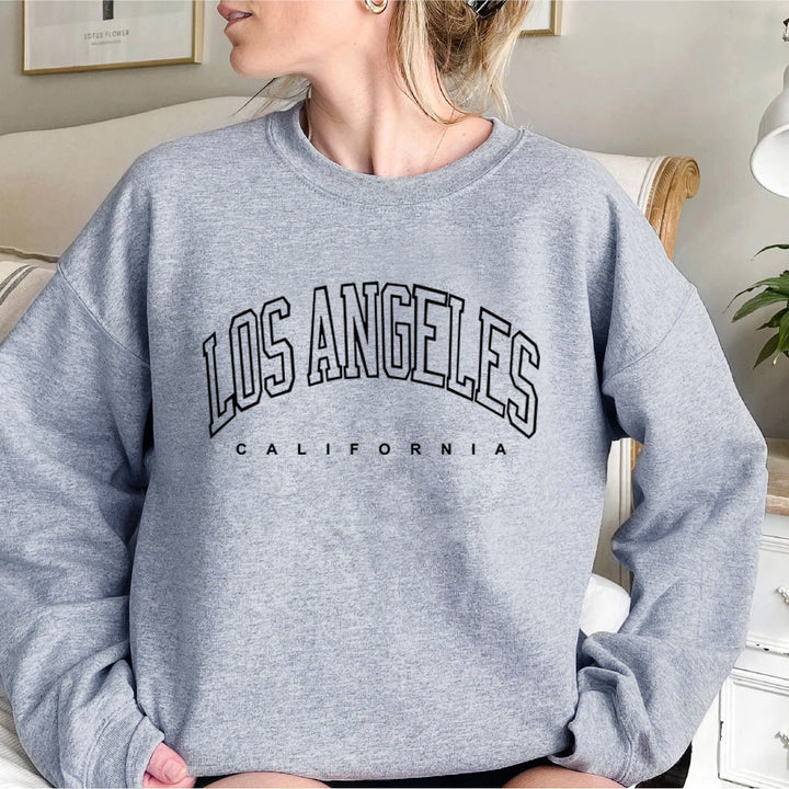 Kvinders sweatshirt med kreativ tekst og afslappet snit Stilla