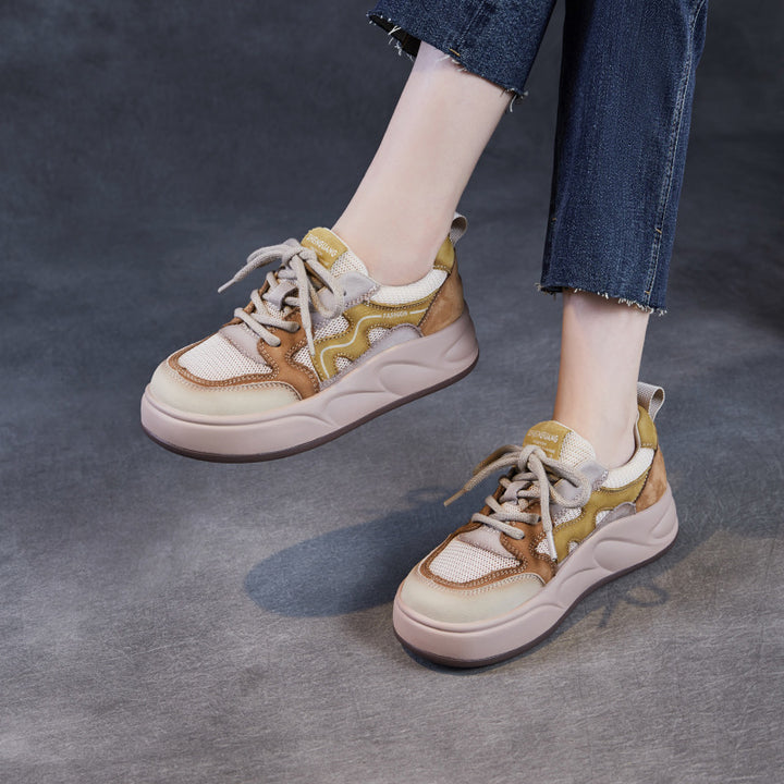 Dame Trendy Chunky Sneakers med åndbart mesh og komfortpolstring Stilla