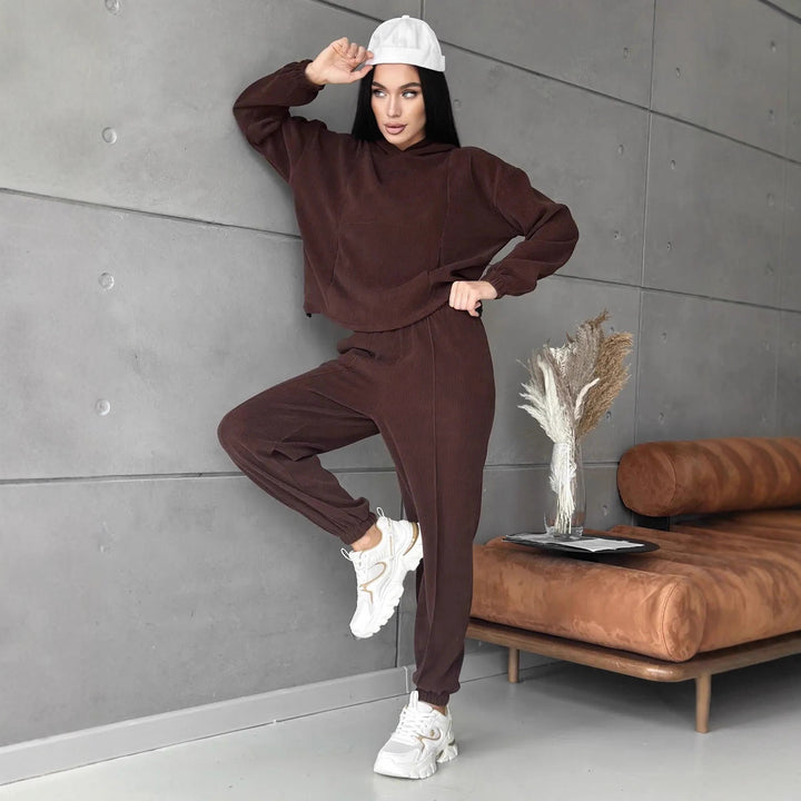 Dame Cozy Sweatset Stilla