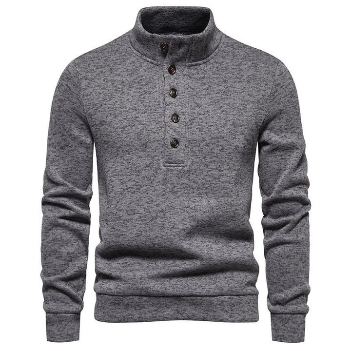 Herrer Varm Højkrave Pullover Sweater Stilla