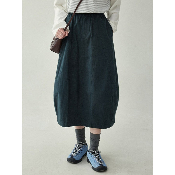Femme Bred Culottes med Elastisk Bund Stilla