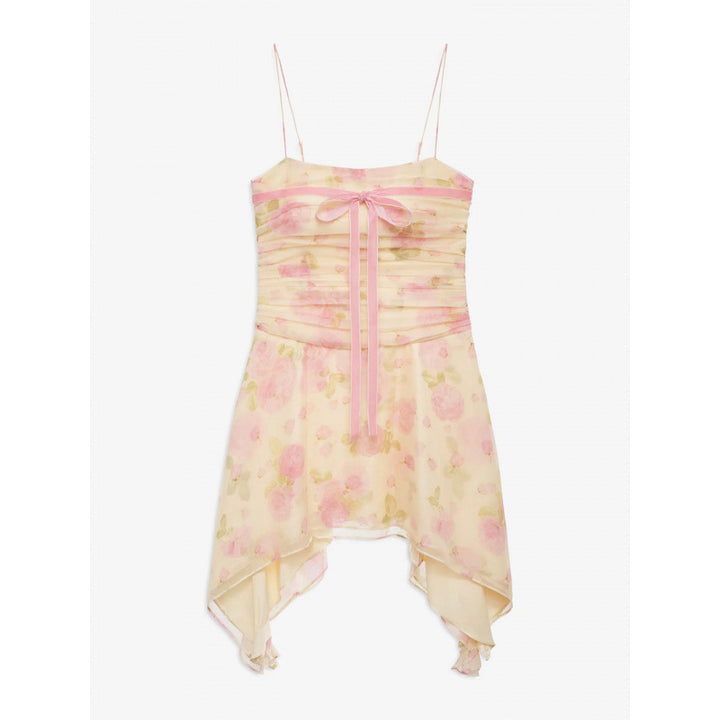Damen Sommerliches Kleid mit floralem Design und asymmetrischem Saum Skovae