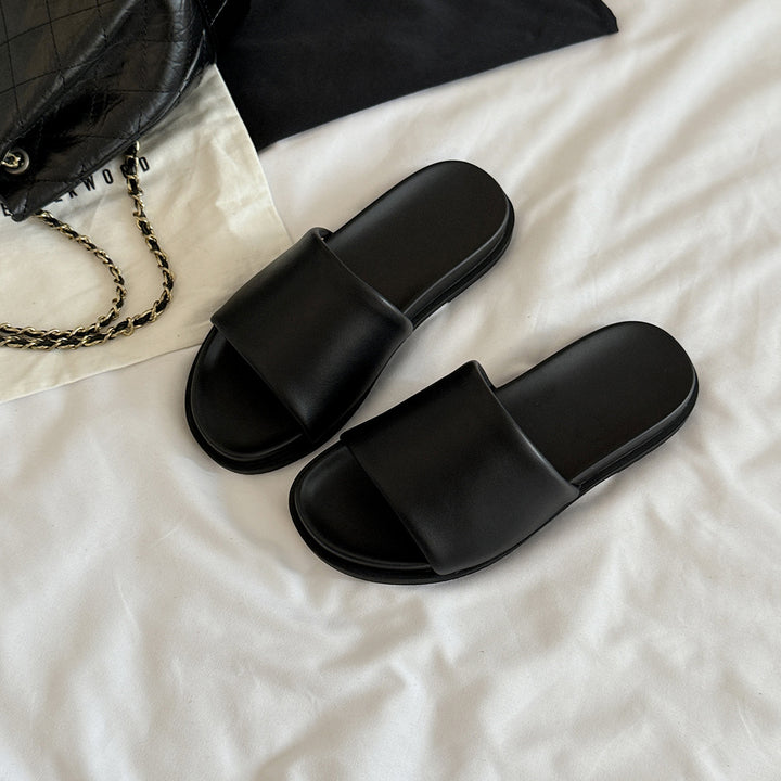 Femme Casual Slide Sandaler med polstret sål Stilla