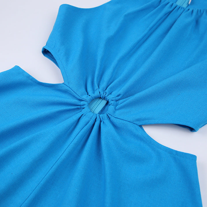 Dame jumpsuit med flot cut-out-design Stilla
