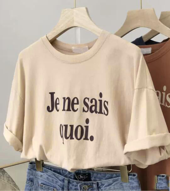 Dame Casual Graphic T-Shirt Stilla