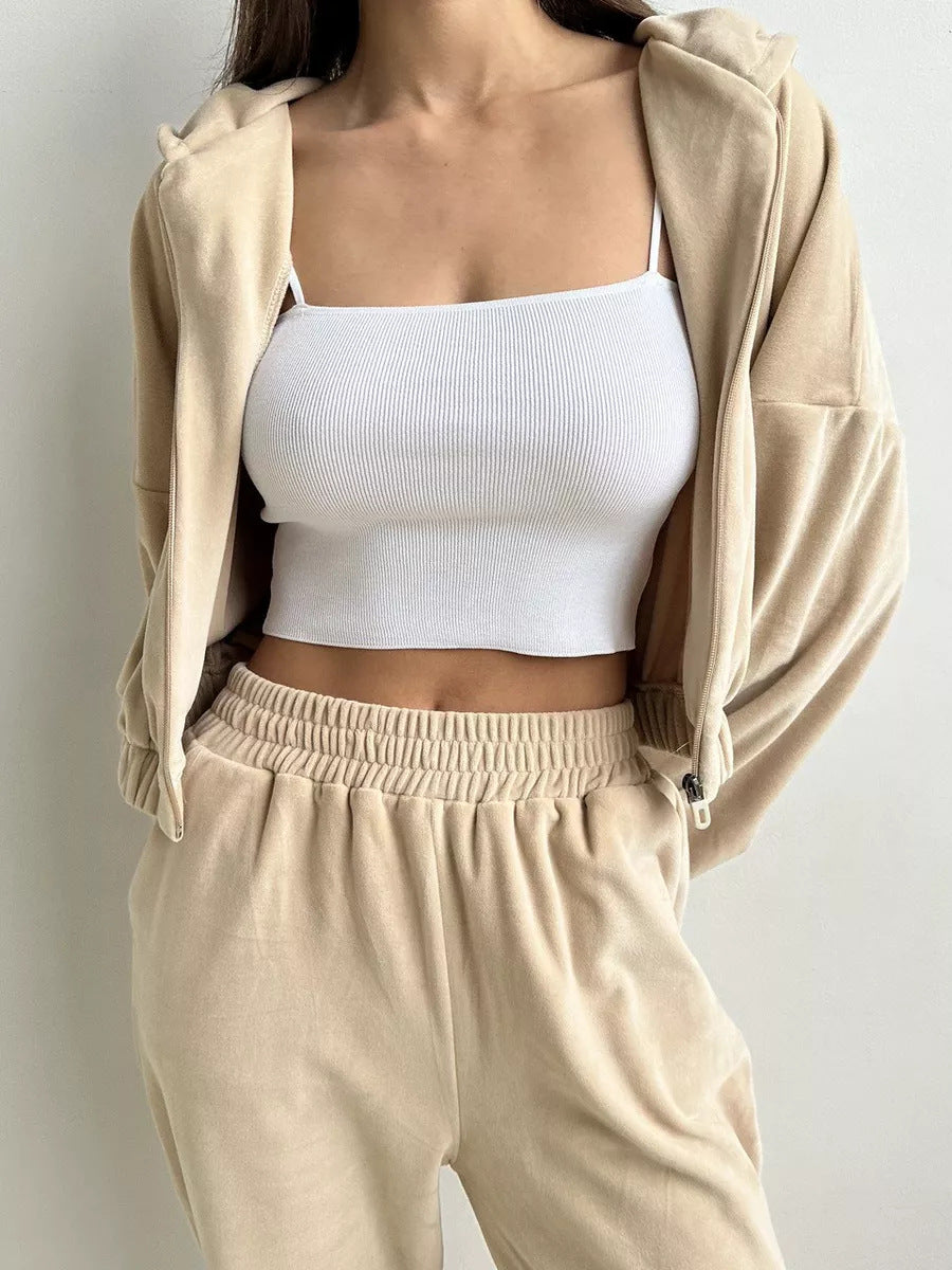 Dame mode Oversized Jakke med Lynlås Stilla